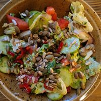 Vegetable salad at DADI in Tbilisi