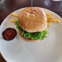 Chik burger at Mahina Vegan Table in Seoul