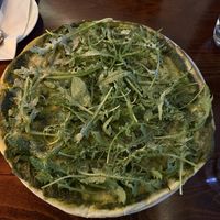 Vegan arugula pesto pizza!!  at Mahina Vegan Table in Seoul