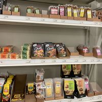 Walk in fridge area   at Vegan Budin in Reykjavik