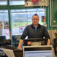 The owner at Vegan Budin in Reykjavik