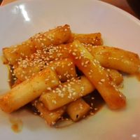 Tteokbokki at Bibimbap West in Glasgow