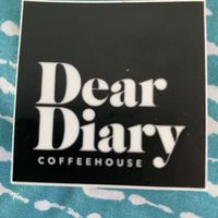 The sticker I got at Dear Diary Coffeehouse in Austin