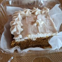 Pumpkin carrot cake at Dear Diary Coffeehouse in Austin