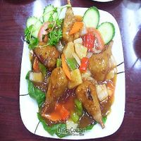 Spicy sweet and sour crispy drumstick chicken at Mitasie 3 in Huntington Beach