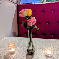 Table decor at Mitasie 3 in Huntington Beach