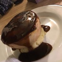 Vegan chicken pie with mash and gravy at The Wellington Arms in Marlborough