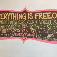 wonderful accommodations  at Sweet Freedom Bakery in Philadelphia