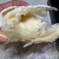 Inside the Cream cheese pastry  at A Peace of Soul in Columbia