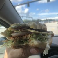 Big sub on the road  at Vegan Delights in Miramar