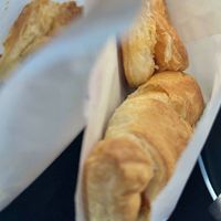 Just a little close up to see how flakey the pastries are  at Vegan Delights in Miramar