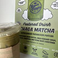 Chaga Matcha  at Vegan Delights in Miramar