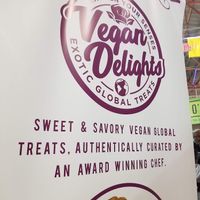Their logo at Vegan Delights in Miramar