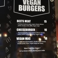 Vegan Menu (fries extra) at Burger Junkie in Launceston