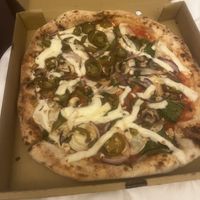 Vegan Green with added Jalapeños  at Gusto Pizza in Taipei