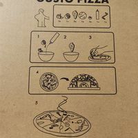 The box at Gusto Pizza in Taipei