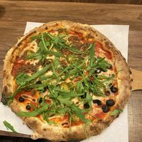 Spicy (I think #5). The owner was kind enough to put meat on only half and offer me another topping😄 at Gusto Pizza in Taipei