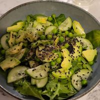 Raw salad at Veg Harmony in Minsk