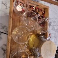 Buckwheat tea at Veg Harmony in Minsk