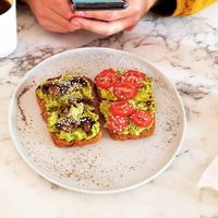 Avocado Toast at Veg Harmony in Minsk