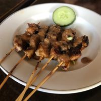 Delicious soya satay at Kedai Mie in Denpasar