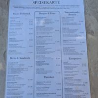 Menu / Speisekarte 1 at Green Foods in Seebruck