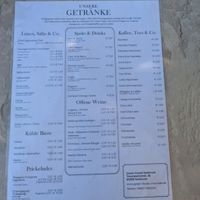 Menu / Speisekarte 2 at Green Foods in Seebruck