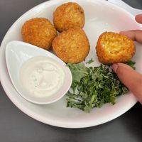 Mac and cheese balls at Kale My Name in Chicago