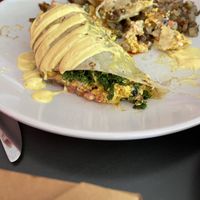 Breakfast burrito at Kale My Name in Chicago