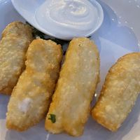 Tequenos, Venezuelan fried cheese sticks with aioli  at Kale My Name in Chicago