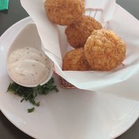 Mac and cheese balls at Kale My Name in Chicago