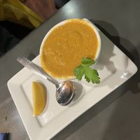 squash soup  at Kale My Name in Chicago