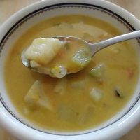 Pepper pot soup at Ras Rody's Jamaican Vegan  in Santa Fe