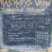 Today’s treat. at Ras Rody's Jamaican Vegan  in Santa Fe