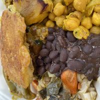 Combo plate   at Ras Rody's Jamaican Vegan  in Santa Fe
