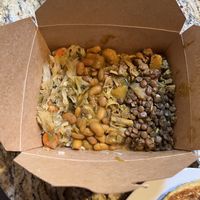 Combo plate!!!!   at Ras Rody's Jamaican Vegan  in Santa Fe