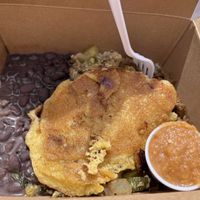 Combo plate  at Ras Rody's Jamaican Vegan  in Santa Fe