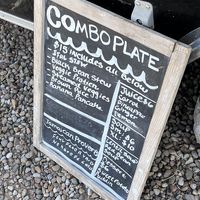 Sign  at Ras Rody's Jamaican Vegan  in Santa Fe