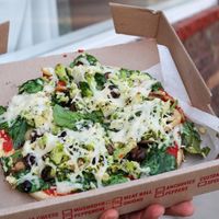 Spinach broccoli pizza at CountryStyle in Bridgeville