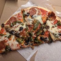Vegan supreme pizza at CountryStyle in Bridgeville