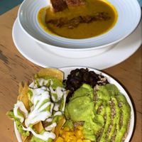 Mejor sopa de Colombia + bowl del día  at Dulcinea Café Vintage in Cali