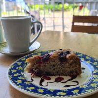 Maracuya cake at Dulcinea Café Vintage in Cali