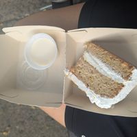 Tres leches cake at Dulcinea Café Vintage in Cali