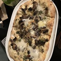 mushroom pizza  at Nonna's Nightmare in West End