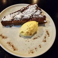 Apple tart with lemon custard, soooo good at Nonna's Nightmare in West End