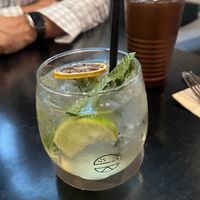 Elderflower mocktail   at Nonna's Nightmare in West End