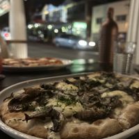 Mushroom pizza   at Nonna's Nightmare in West End