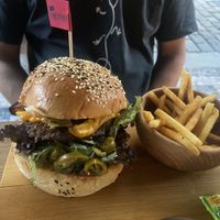 Chili Burger   at The Street  in Prague