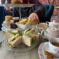Vegan afternoon tea   at Blossom in Cardiff