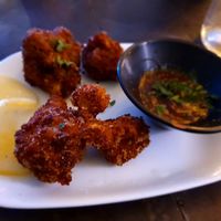 Beignets de choux fleurs at L'Embuscade in Paris